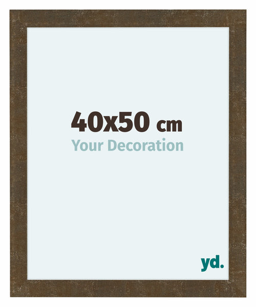 Como MDF Photo Frame 40x50cm Gold Antique Front Size | Yourdecoration.co.uk