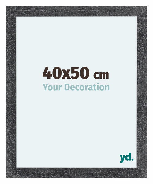 Como MDF Photo Frame 40x50cm Gray Swept Front Size | Yourdecoration.co.uk