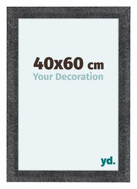 Como MDF Photo Frame 40x60cm Gray Swept Front Size | Yourdecoration.co.uk