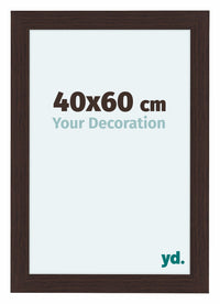 Como MDF Photo Frame 40x60cm Oak Dark Front Size | Yourdecoration.co.uk