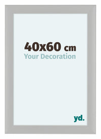 Como MDF Photo Frame 40x60cm White Woodgrain Front Size | Yourdecoration.co.uk