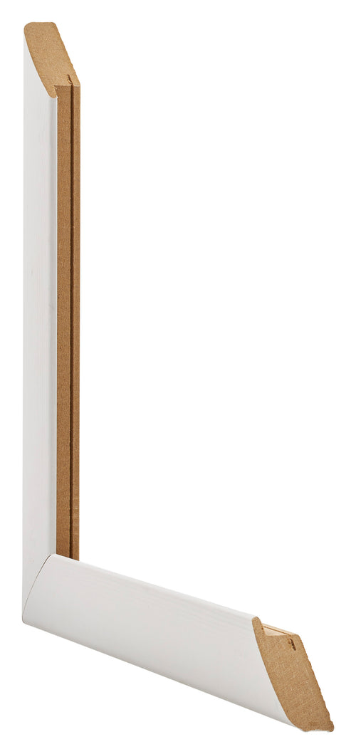 Como MDF Photo Frame 40x60cm White Woodgrain Intersection | Yourdecoration.co.uk