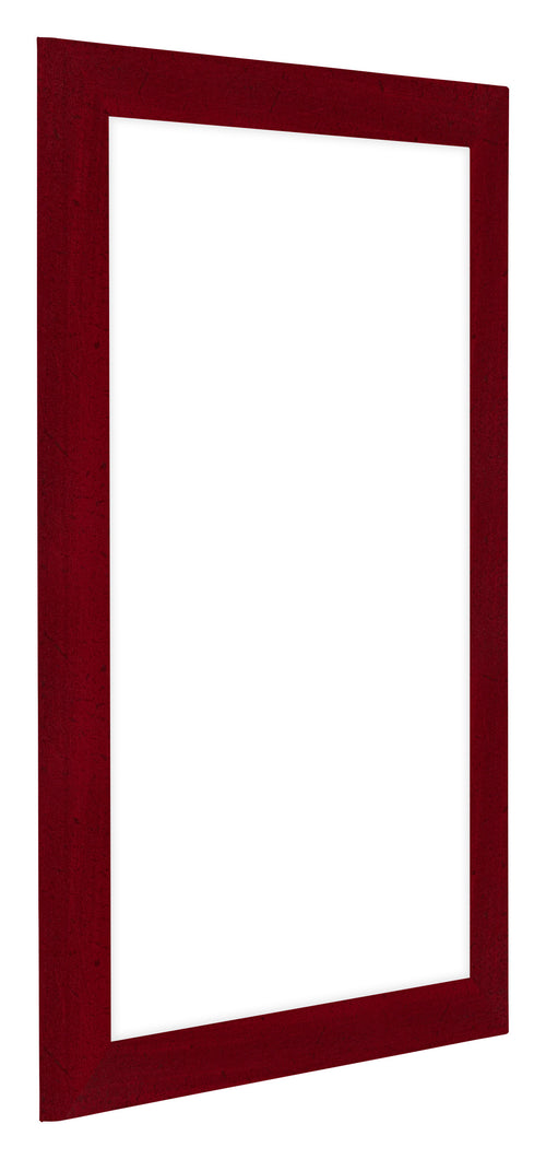 Como MDF Photo Frame 40x60cm Wine Red Swept Front Oblique | Yourdecoration.co.uk