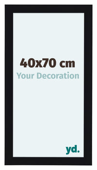 Como MDF Photo Frame 40x70cm Black High Gloss Front Size | Yourdecoration.co.uk