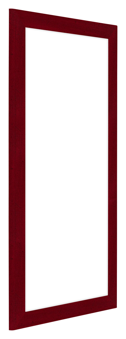 Como MDF Photo Frame 40x70cm Wine Red Swept Front Oblique | Yourdecoration.co.uk