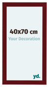 Como MDF Photo Frame 40x70cm Wine Red Swept Front Size | Yourdecoration.co.uk