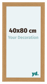 Como MDF Photo Frame 40x80cm Beech Front Size | Yourdecoration.co.uk