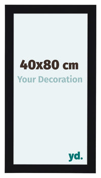 Como MDF Photo Frame 40x80cm Black High Gloss Front Size | Yourdecoration.co.uk