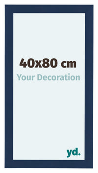 Como MDF Photo Frame 40x80cm Dark Blue Swept Front Size | Yourdecoration.co.uk