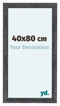 Como MDF Photo Frame 40x80cm Gray Swept Front Size | Yourdecoration.co.uk