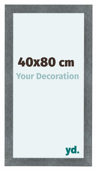Como MDF Photo Frame 40x80cm Iron Swept Front Size | Yourdecoration.co.uk