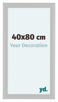 Como MDF Photo Frame 40x80cm White Woodgrain Front Size | Yourdecoration.co.uk