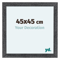 Como MDF Photo Frame 45x45cm Gray Swept Front Size | Yourdecoration.co.uk