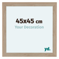 Como MDF Photo Frame 45x45cm Oak Light Front Size | Yourdecoration.co.uk