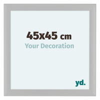Como MDF Photo Frame 45x45cm White Woodgrain Front Size | Yourdecoration.co.uk