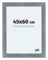 Como MDF Photo Frame 45x60cm Aluminium Brushed Front Size | Yourdecoration.co.uk