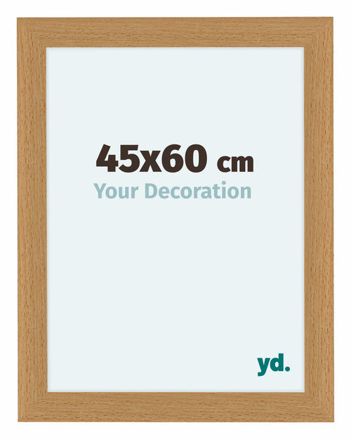 Como MDF Photo Frame 45x60cm Beech Front Size | Yourdecoration.co.uk