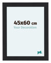 Como MDF Photo Frame 45x60cm Black Woodgrain Front Size | Yourdecoration.co.uk