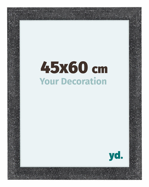 Como MDF Photo Frame 45x60cm Gray Swept Front Size | Yourdecoration.co.uk