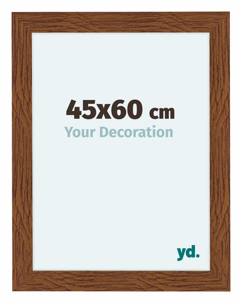 Como MDF Photo Frame 45x60cm Oak Rustiek Front Size | Yourdecoration.co.uk