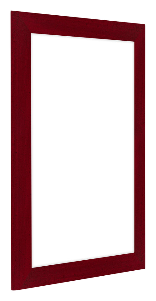 Como MDF Photo Frame 45x60cm Wine Red Swept Front Oblique | Yourdecoration.co.uk