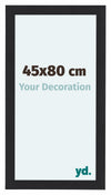 Como MDF Photo Frame 45x80cm Black Woodgrain Front Size | Yourdecoration.co.uk