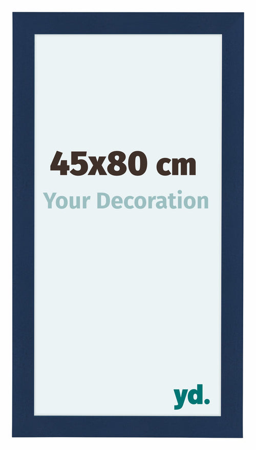 Como MDF Photo Frame 45x80cm Dark Blue Swept Front Size | Yourdecoration.co.uk