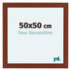 Como MDF Photo Frame 50x50cm Cherry Front Size | Yourdecoration.co.uk