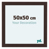 Como MDF Photo Frame 50x50cm Oak Dark Front Size | Yourdecoration.co.uk