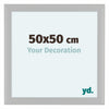 Como MDF Photo Frame 50x50cm White Woodgrain Front Size | Yourdecoration.co.uk