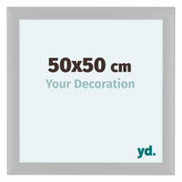 Como MDF Photo Frame 50x50cm White Woodgrain Front Size | Yourdecoration.co.uk