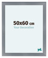Como MDF Photo Frame 50x60cm Aluminium Brushed Front Size | Yourdecoration.co.uk