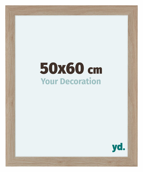 Como MDF Photo Frame 50x60cm Oak Light Front Size | Yourdecoration.co.uk