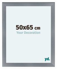 Como MDF Photo Frame 50x65cm Aluminium Brushed Front Size | Yourdecoration.co.uk