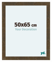 Como MDF Photo Frame 50x65cm Gold Antique Front Size | Yourdecoration.co.uk