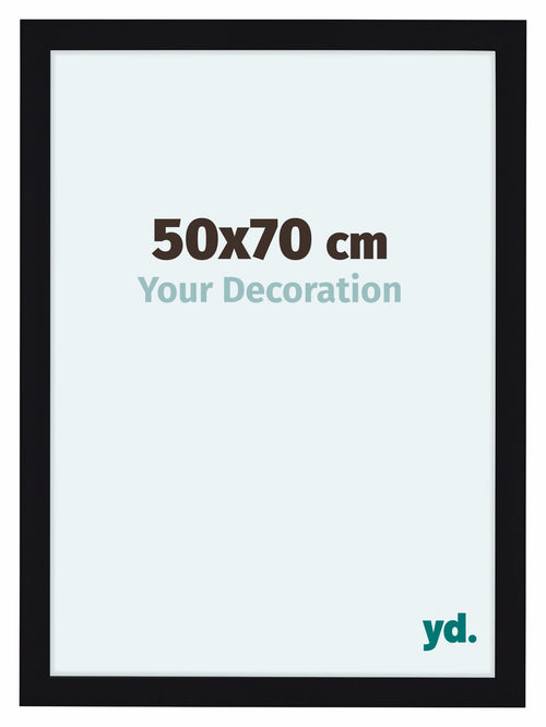 Como MDF Photo Frame 50x70cm Black High Gloss Front Size | Yourdecoration.co.uk