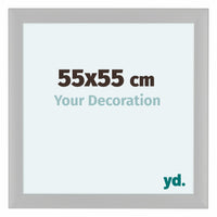 Como MDF Photo Frame 55x55cm White Woodgrain Front Size | Yourdecoration.co.uk