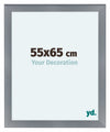 Como MDF Photo Frame 55x65cm Aluminium Brushed Front Size | Yourdecoration.co.uk