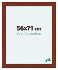 Como MDF Photo Frame 56x71cm Cherry Front Size | Yourdecoration.co.uk