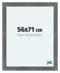 Como MDF Photo Frame 56x71cm Iron Swept Front Size | Yourdecoration.co.uk