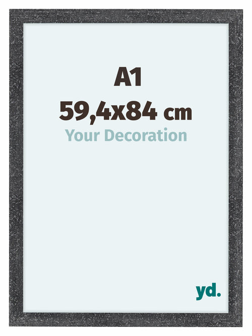 Como MDF Photo Frame 59 4x84cm A1 Gray Swept Front Size | Yourdecoration.co.uk