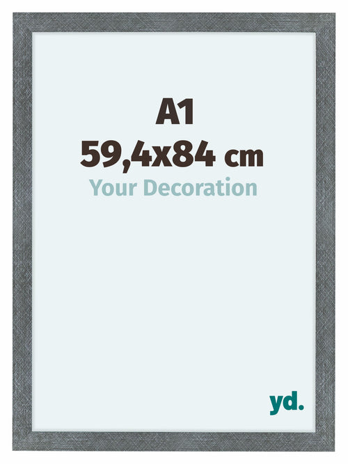 Como MDF Photo Frame 59 4x84cm A1 Iron Swept Front Size | Yourdecoration.co.uk