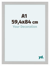 Como MDF Photo Frame 59 4x84cm A1 White Woodgrain Front Size | Yourdecoration.co.uk