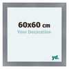 Como MDF Photo Frame 60x60cm Aluminium Brushed Front Size | Yourdecoration.co.uk