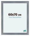 Como MDF Photo Frame 60x70cm Aluminium Brushed Front Size | Yourdecoration.co.uk