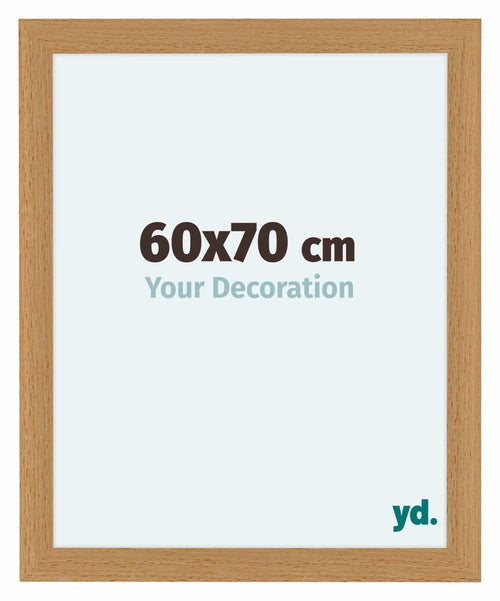 Como MDF Photo Frame 60x70cm Beech Front Size | Yourdecoration.co.uk