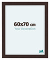 Como MDF Photo Frame 60x70cm Oak Dark Front Size | Yourdecoration.co.uk