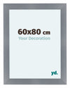 Como MDF Photo Frame 60x80cm Aluminium Brushed Front Size | Yourdecoration.co.uk