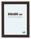 Como MDF Photo Frame 60x80cm Oak Dark Front Size | Yourdecoration.co.uk