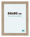 Como MDF Photo Frame 60x80cm Oak Light Front Size | Yourdecoration.co.uk